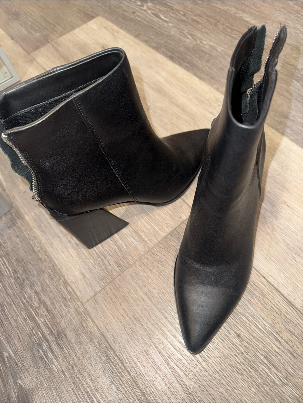 Classic Black Pointed Toe Women's Ankle Boots steve madden